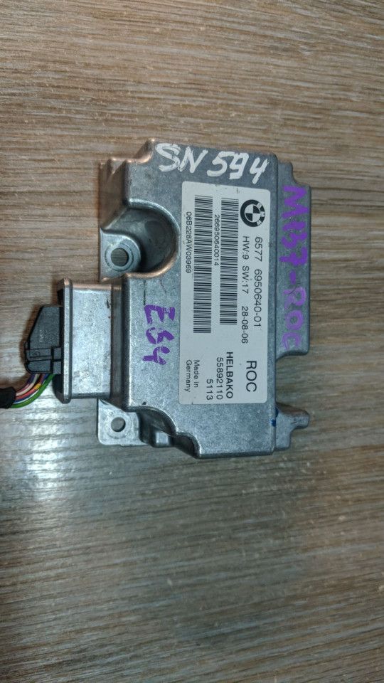блок AirBag BMW 6 серия E63/E64 2006, 4.8 л., N62 B48 B, бензин, АКПП, кабриолет, 65776950640, 6950640 - фото №1