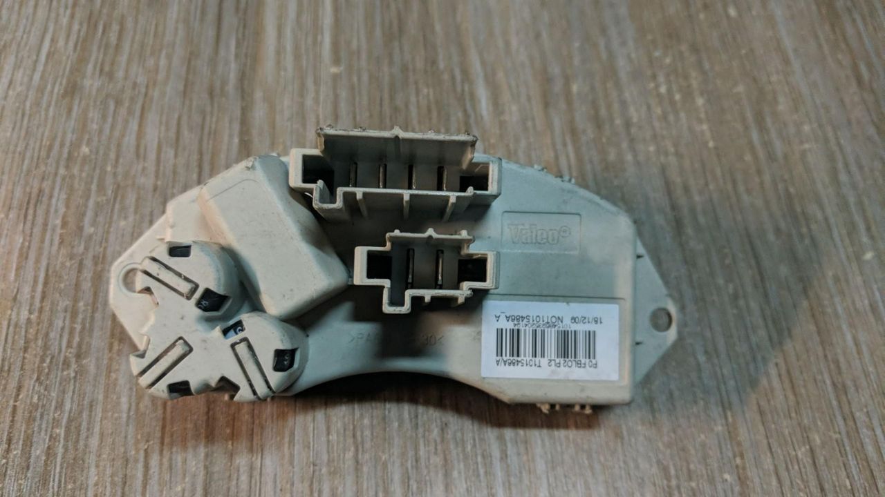 сопротивление печки BMW X5 E70 2009, 3.0 л., M57 D30 (306D5), дизель, АКПП, внедорожник 5 дв., 64119222072, T1015486A-A