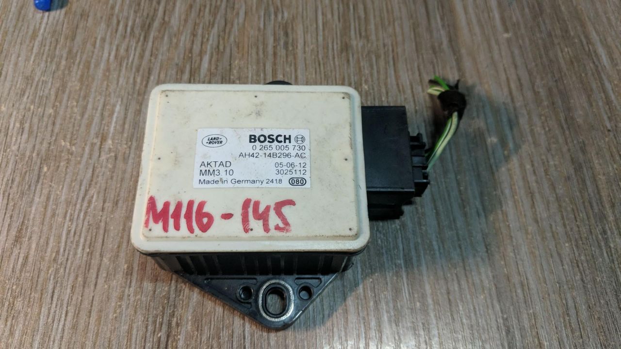 датчик ускорения Land Rover Range Rover 3 поколение [2-й рестайлинг] 2012, 4.4 л., 448DT, дизель, АКПП, внедорожник 5 дв., AH4214B296AC, 0265005730