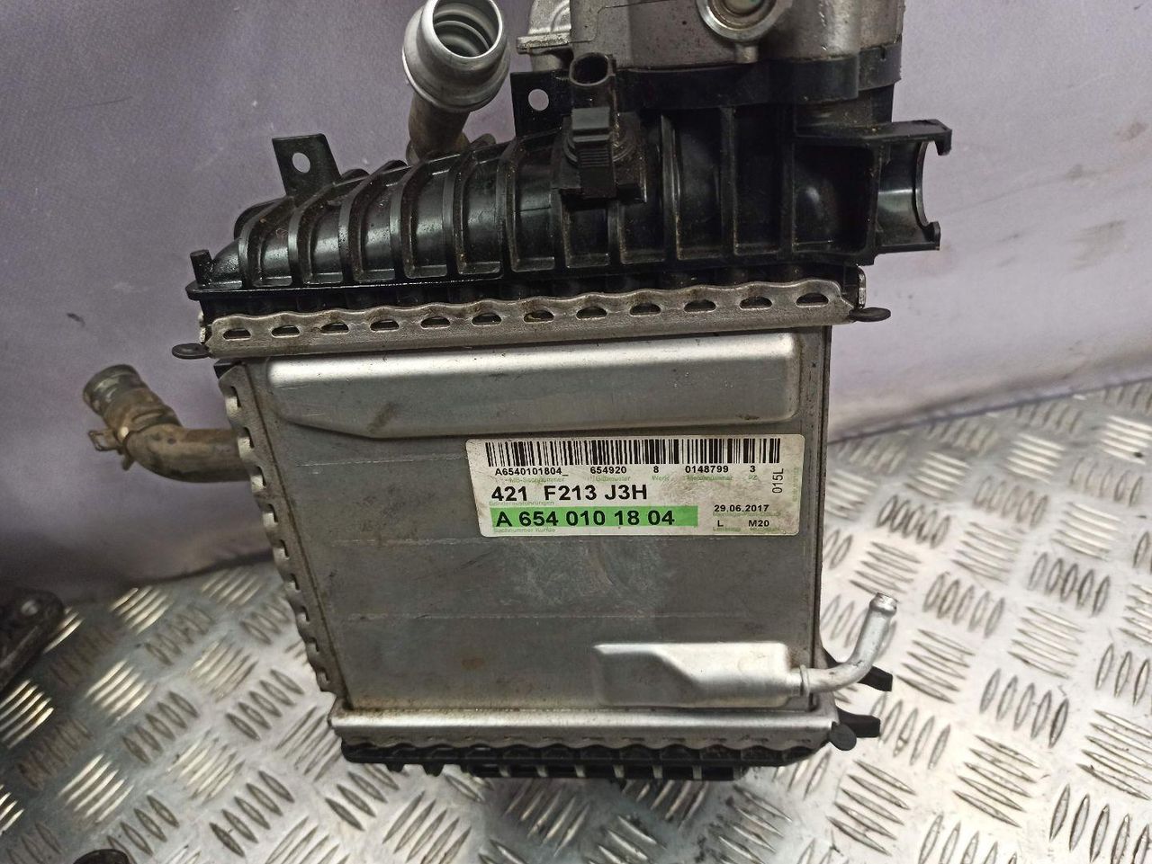 интеркулер Mercedes-Benz E-Класс W213/S213/C238/A238 2017, 2.2 л., дизель, A6540101804