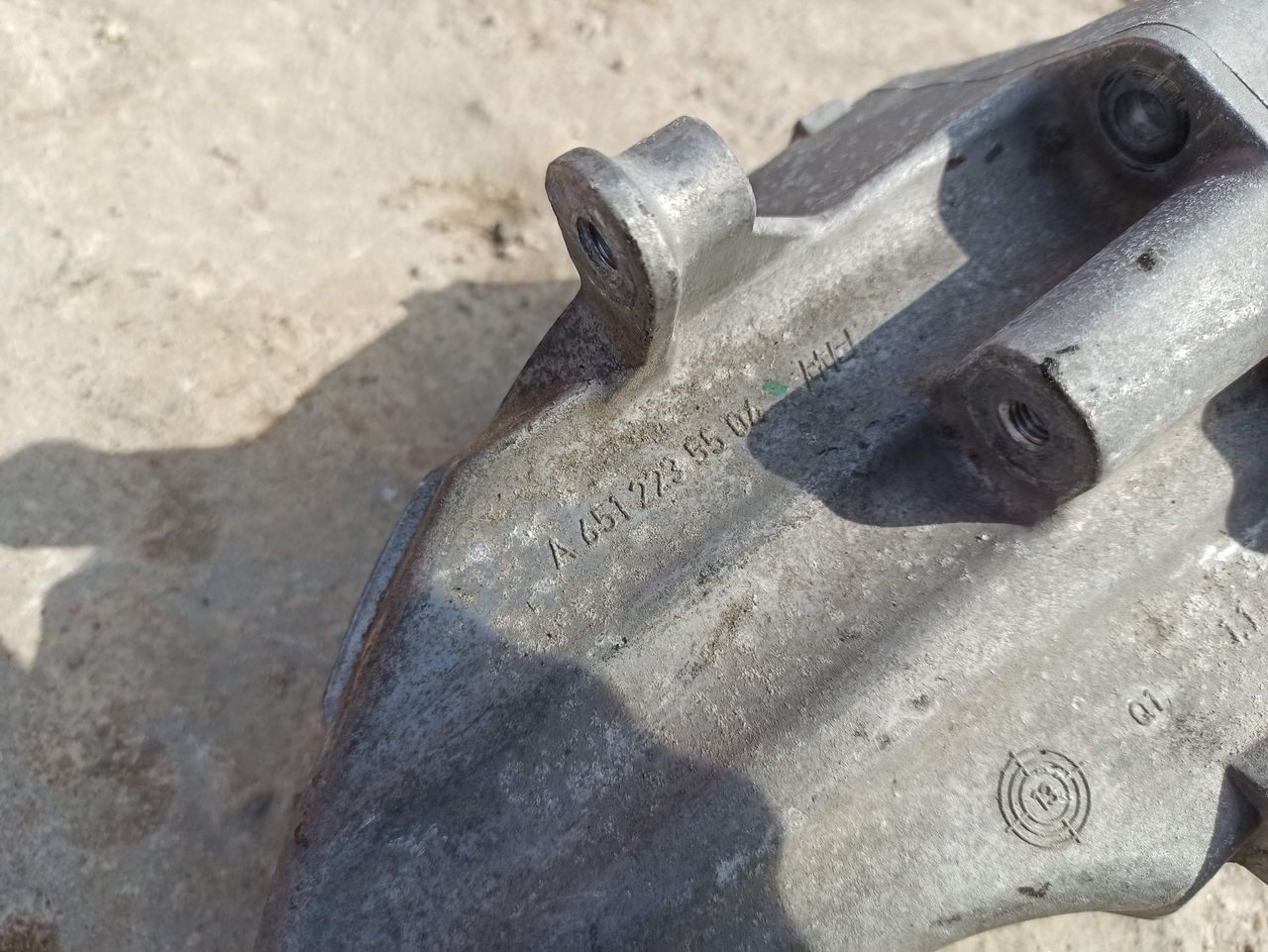 кронштейн двигателя Mercedes-Benz GLC-Класс X253/C253 2015, 2.2 л., дизель, A6512235504