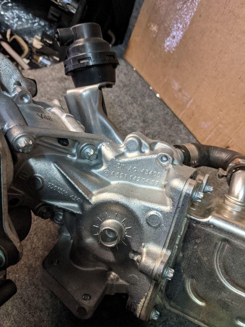 клапан EGR Mercedes-Benz GLE W166 2015, 2.1 л., OM 651.960, дизель, АКПП, A6511400602, 6511400602