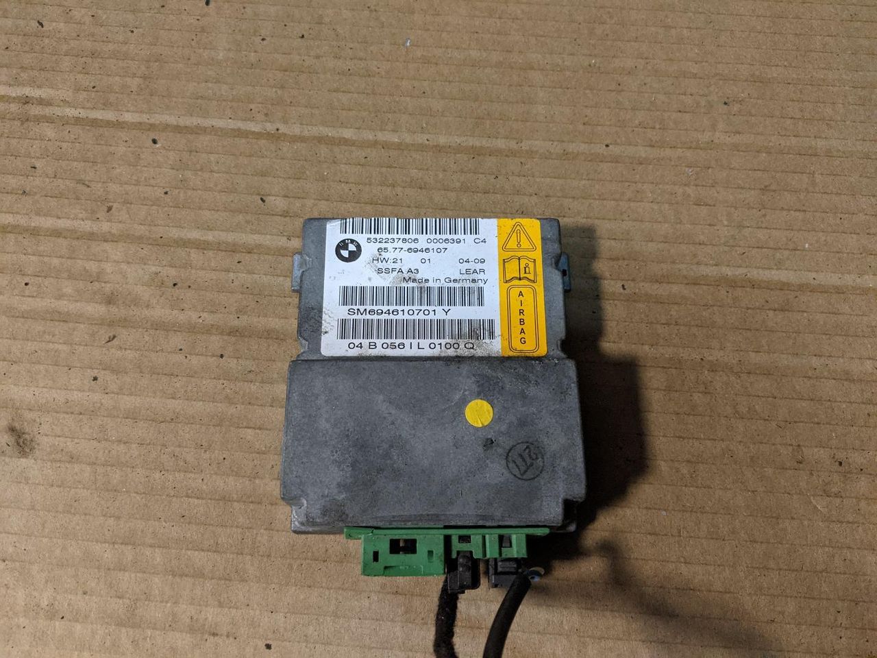 датчик AirBag BMW 7 серия E65/E66/E67 2004, 65776946107, 6976107