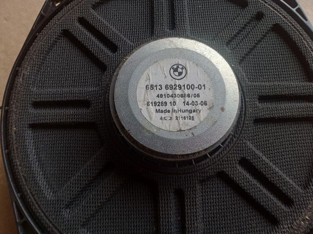 сабвуфер BMW 5 серия E60/E61 2006, дизель, АКПП, универсал, 65136929100