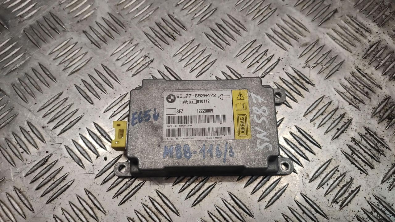 блок AirBag BMW 7 серия E65/E66/E67 2002, 4.4 л., бензин, АКПП, седан, 6920472