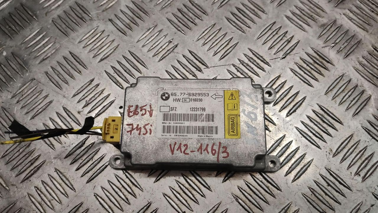 блок AirBag BMW 7 серия E65/E66/E67 2002, 4.4 л., бензин, АКПП, седан, 6929553
