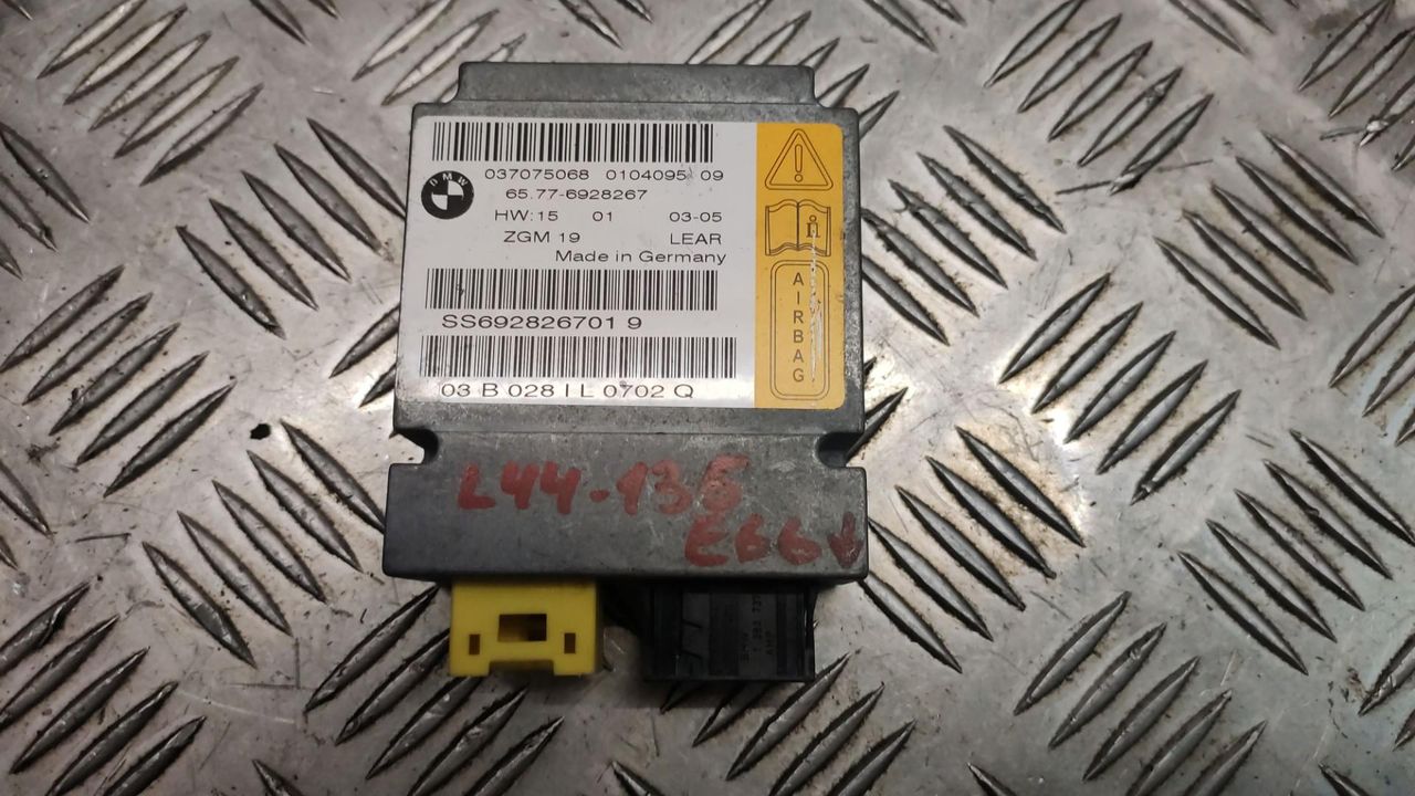 блок AirBag BMW 7 серия E65/E66/E67 2003, 4.4 л., бензин, АКПП, седан, 6928267, 65776928267