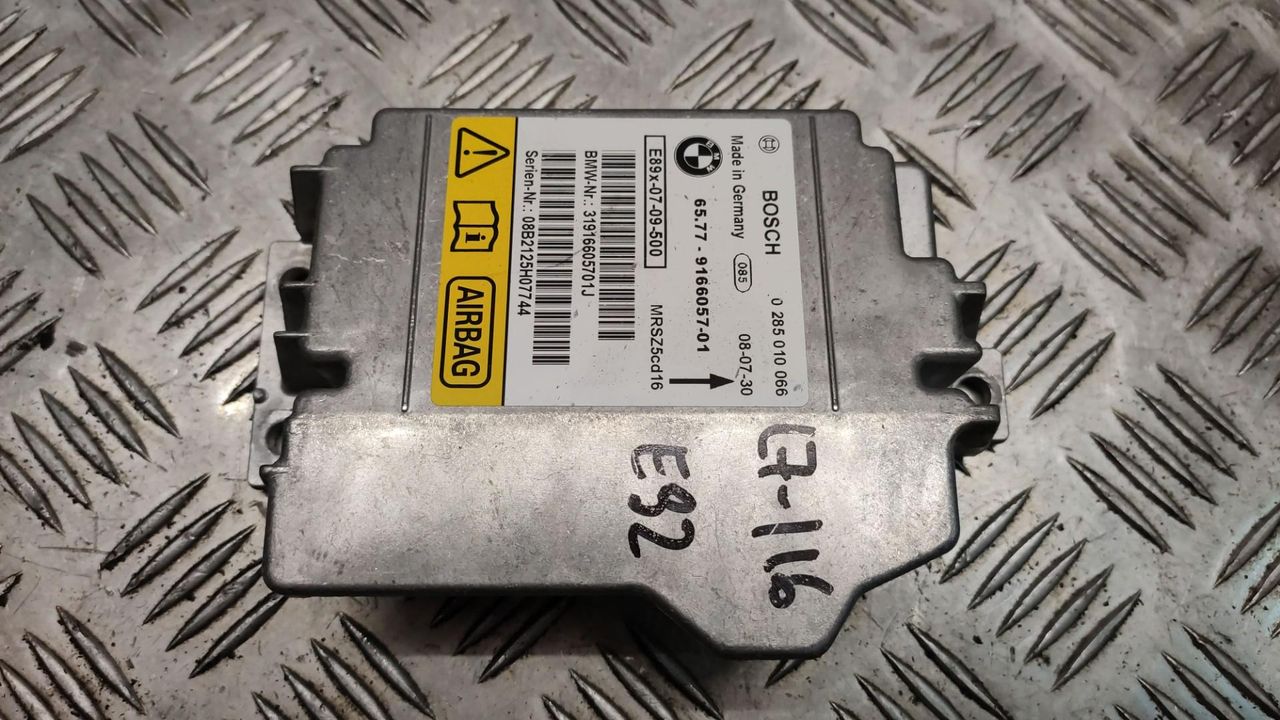 блок AirBag BMW 3 серия E90/E91/E92/E93 [рестайлинг] 2008, 3.0 л., M57 D30 (306D3), дизель, АКПП, купе, 9166057