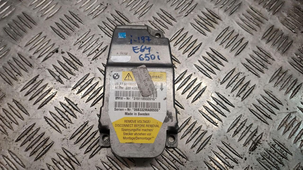 блок AirBag BMW 6 серия E63/E64 2007, 9118932, 66779118932