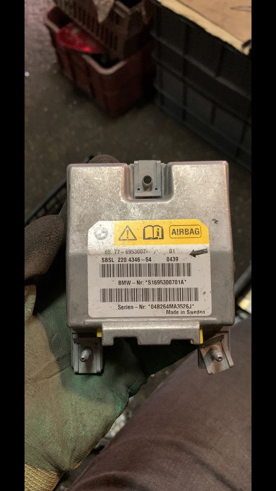 датчик AirBag BMW 5 серия E60/E61 2004, 3.0 л., дизель, АКПП, седан, 6953007, 65.77-6953007