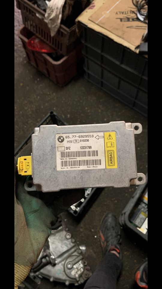блок AirBag BMW 7 серия E65/E66/E67 2003, 6929553, 65776929553