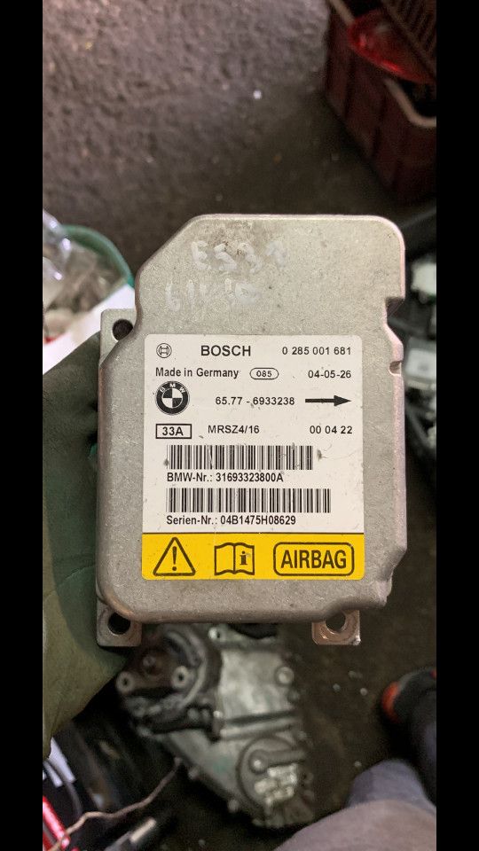 блок AirBag BMW X5 E53 [рестайлинг] 2004, 4.8 л., бензин, АКПП, внедорожник 5 дв., 0285001681, 65776933238