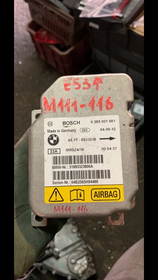 блок AirBag BMW X5 E53 [рестайлинг] 2004, 4.8 л., бензин, АКПП, внедорожник 5 дв., 0285001681, 65776933238