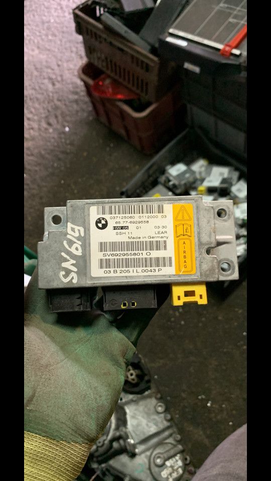 блок AirBag BMW 7 серия E65/E66/E67 2003, 65776929558, 6929558