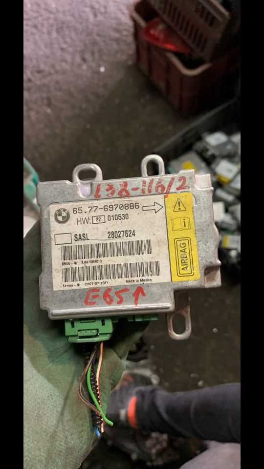 блок AirBag BMW 7 серия E65/E66/E67 [рестайлинг] 2006, 3.0 л., дизель, АКПП, седан, 6970886, 65776970886