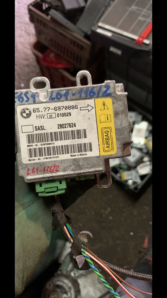 блок AirBag BMW 7 серия E65/E66/E67 [рестайлинг] 2006, 3.0 л., дизель, АКПП, седан, 6970886, 65776970886