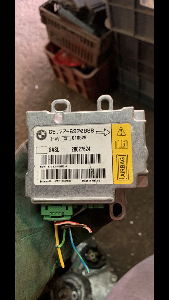 блок AirBag BMW 7 серия E65/E66/E67 [рестайлинг] 2006, 3.0 л., дизель, АКПП, седан, 6970886, 65776970886