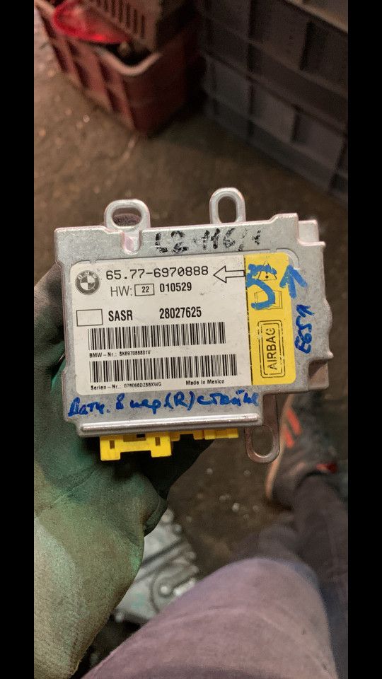 блок AirBag BMW 7 серия E65/E66/E67 [рестайлинг] 2007, 3.0 л., дизель, АКПП, седан, 65776970888