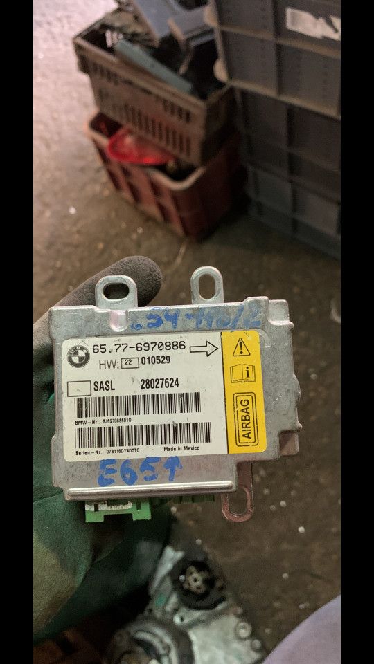 блок AirBag BMW 7 серия E65/E66/E67 [рестайлинг] 2006, 3.0 л., дизель, АКПП, седан, 6970886, 65776970886
