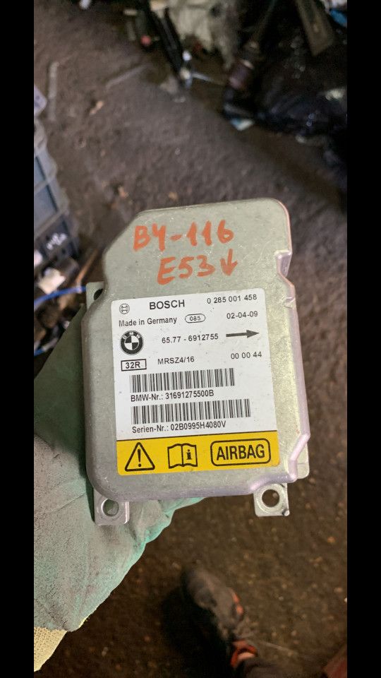 блок AirBag BMW X5 E53 2001, 4.4 л., бензин, АКПП, внедорожник 5 дв., 65776912755, 0285001458