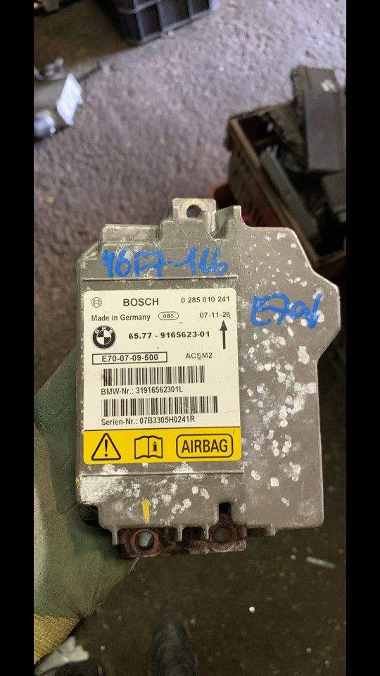 блок AirBag BMW 3 серия E90/E91/E92/E93 [рестайлинг] 2008, 4.0 л., бензин, АКПП, кабриолет, 9165623, 6577916562301