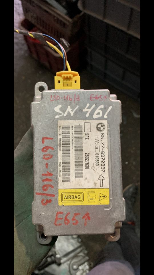 блок AirBag BMW 7 серия E65/E66/E67 [рестайлинг] 2005, 4.8 л., бензин, 6970897, 65776970897