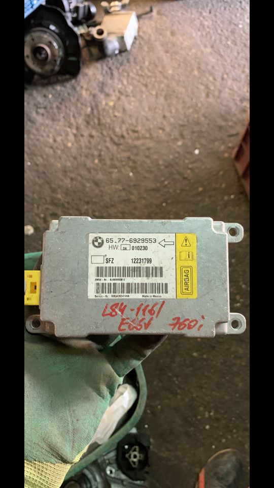 блок AirBag BMW 7 серия E65/E66/E67 2003, 6929553, 65776929553