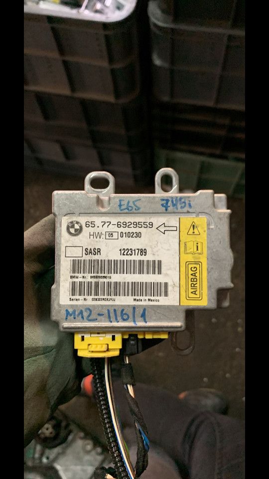 блок AirBag BMW 7 серия E65/E66/E67 2003, 4.4 л., бензин, АКПП, седан, 6929559, 65776929559