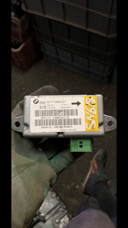 блок AirBag BMW 7 серия E65/E66/E67 2004, 65776960227