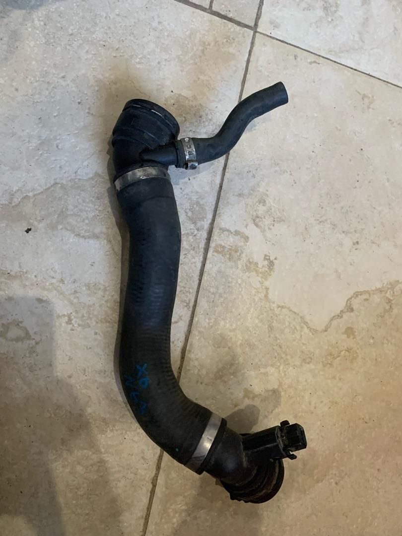 патрубок радиатора BMW X6 E71/E72 2009, 4.4 л., N63 B44 A, бензин, АКПП, внедорожник 5 дв., 7576358, 17127576358