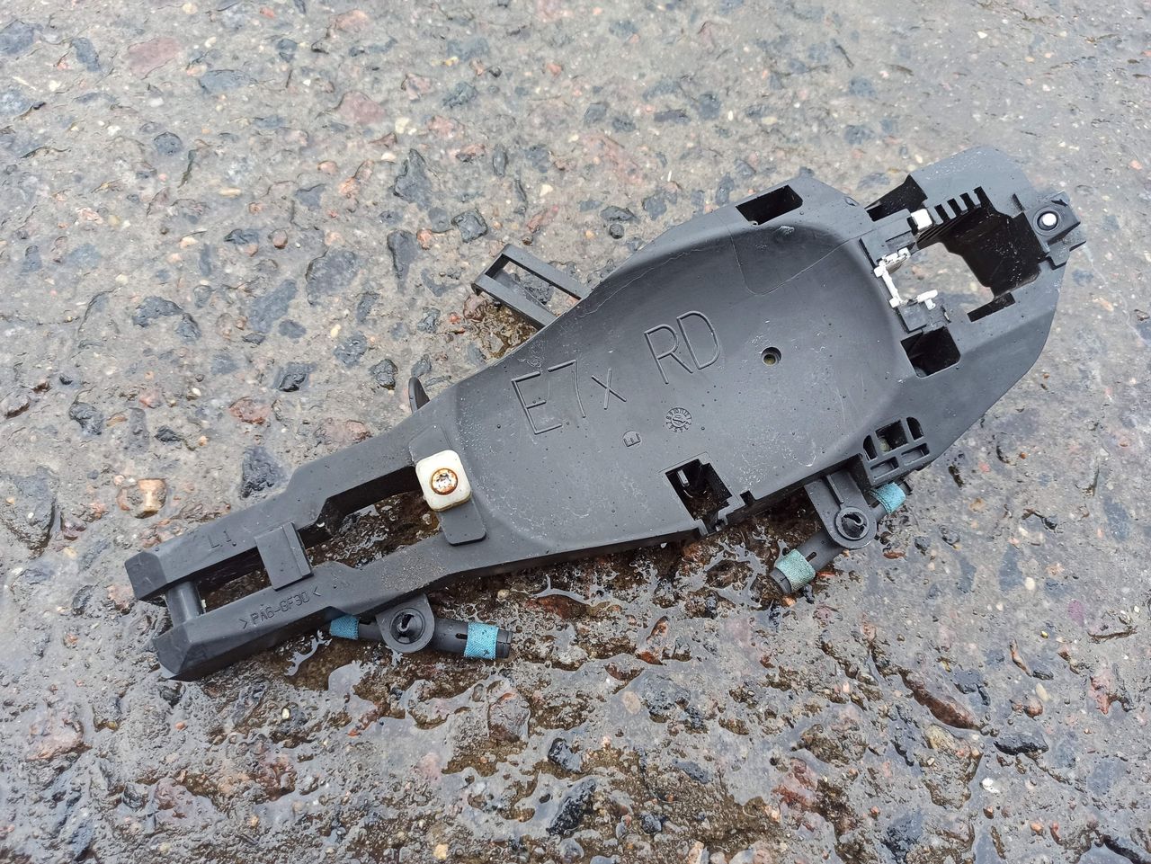 скелет ручки двери задней левой BMW X5 E70 2007, 3.0 л., M57 D30 (306D3), дизель, АКПП, внедорожник 5 дв.