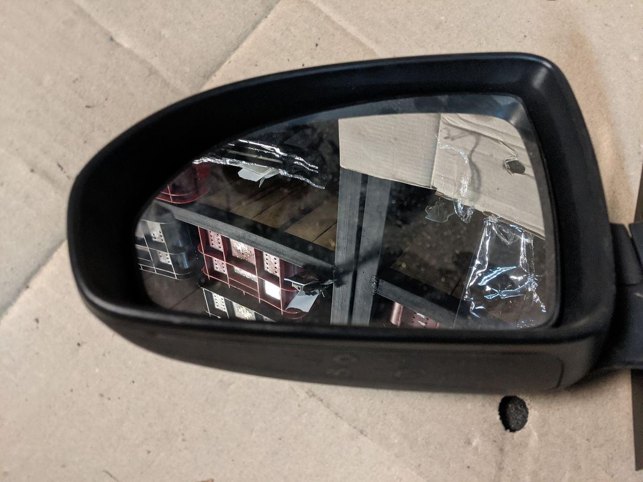 рамка зеркала левого Smart Fortwo 2 поколение 2011, 1.0 л., M 132.930, бензин, АКПП, серебристый, купе, правый руль