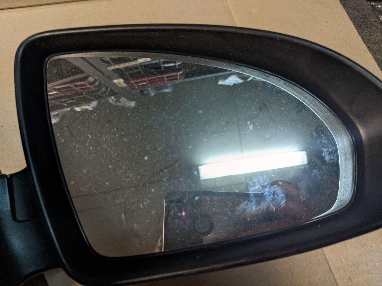 стекло зеркала наружного правого Smart Fortwo 2 поколение 2011, 1.0 л., M 132.930, бензин, АКПП, серебристый, купе, правый руль