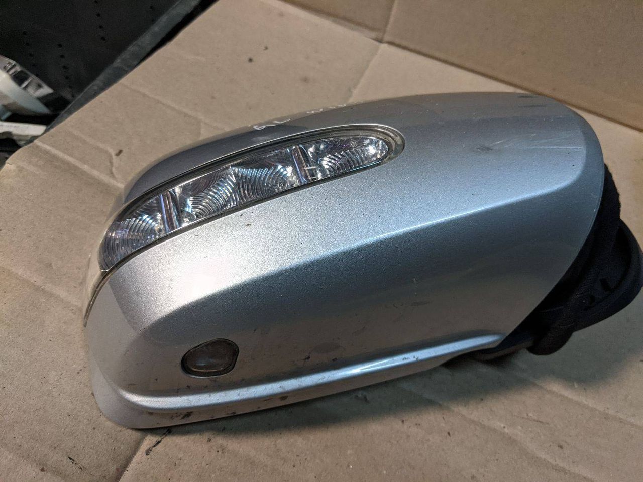 накладка на зеркало Mercedes-Benz GL-Класс X164 2007, 3.0 л., OM 642.940, дизель, АКПП, серебристый, внедорожник 5 дв.