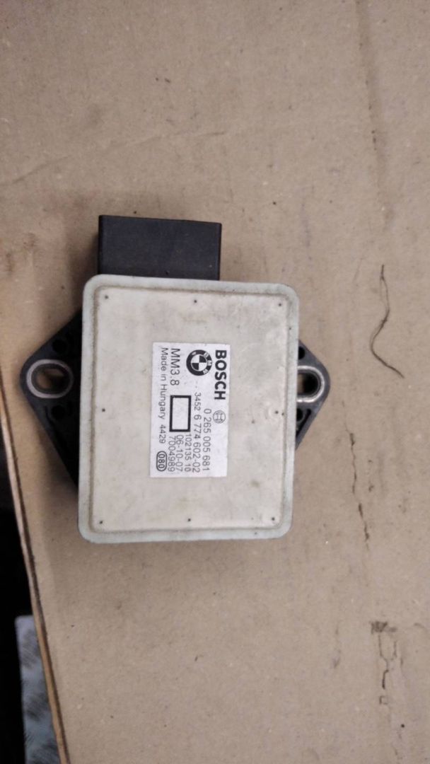 датчик ускорения BMW X5 E70 2008, 3.0 л., бензин, АКПП, внедорожник 5 дв., 0265005681, 6774602