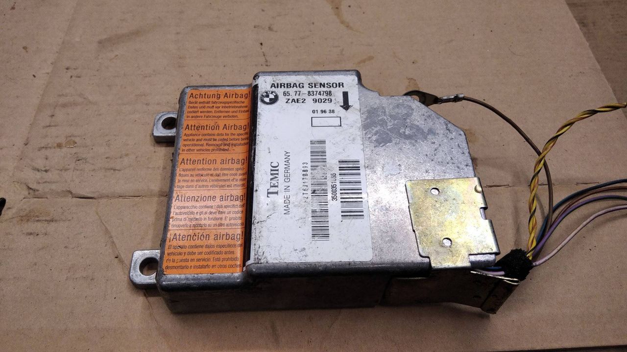 блок AirBag BMW X5 E53 2000, 4.4 л., M62 B44 (448S2), бензин, АКПП, внедорожник 5 дв., 65.77-8374799, MRSZ9032, 8374799, 8374798