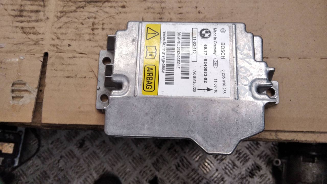 блок AirBag BMW X6 E71 [рестайлинг] 2013, 3.0 л., дизель, АКПП, внедорожник 5 дв., 9240083, 65779240083