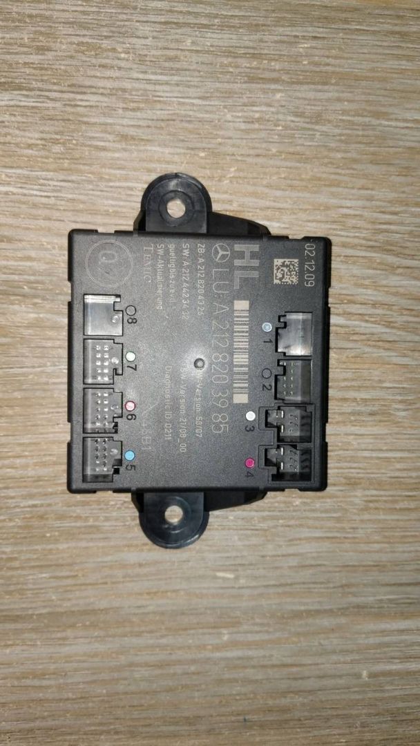 модуль управления двери Mercedes-Benz E-Класс W212/S212/C207/A207 W212 2010, 2.2 л., дизель, АКПП, седан, задний привод, правый руль, A2128203985, 00403646B1