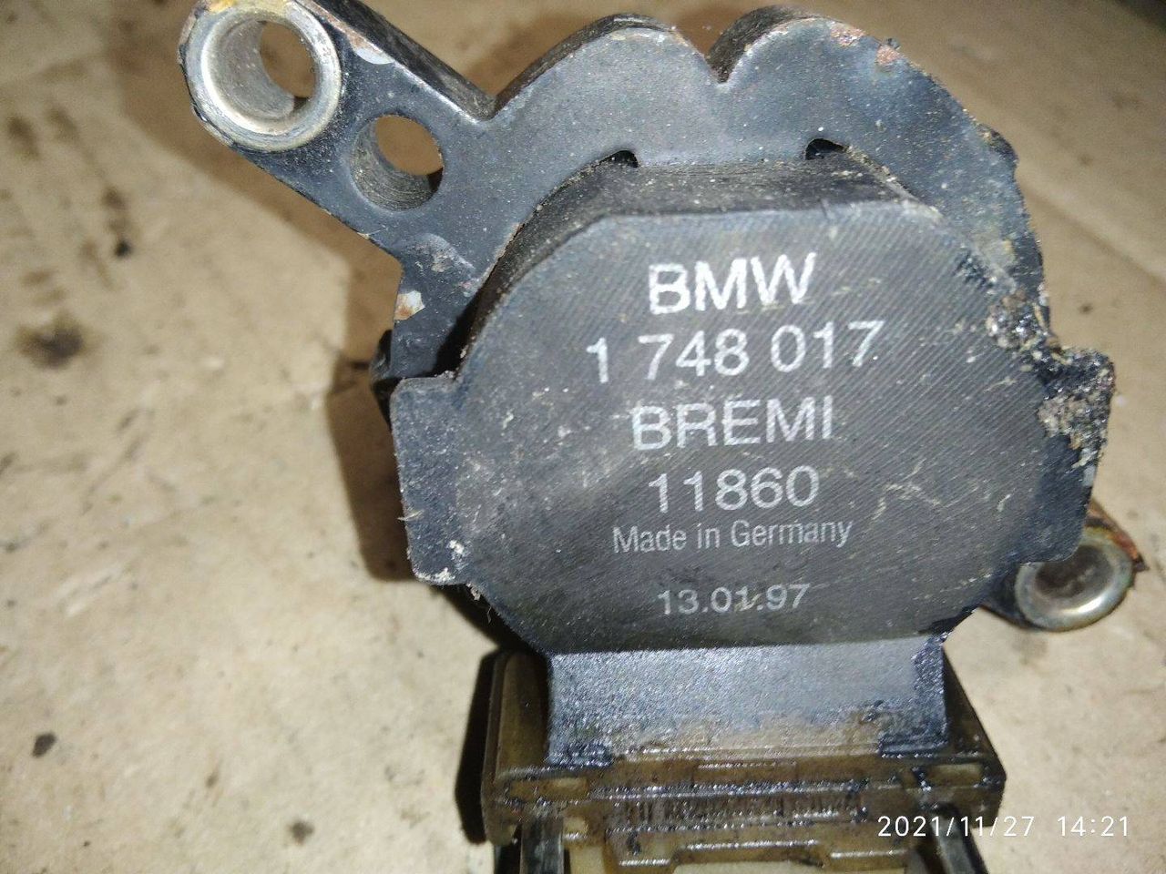 катушка зажигания BMW 5 серия E39 2000, 2.8 л., бензин, АКПП, седан, 1748017