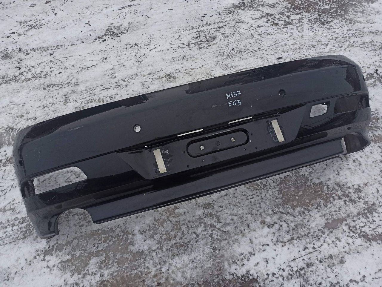 бампер задний BMW 6 серия E63/E64 2006, 3.0 л., N52 B30 A, бензин, АКПП, черный, купе, задний привод, правый руль
