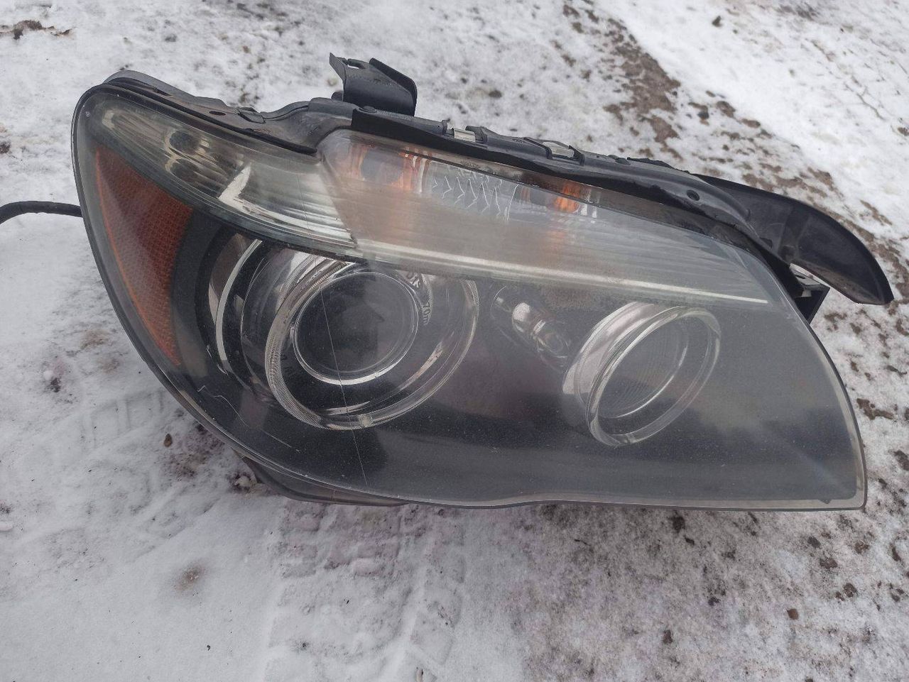 фара правая BMW 7 серия E65/E66/E67 [рестайлинг] 2006, белый