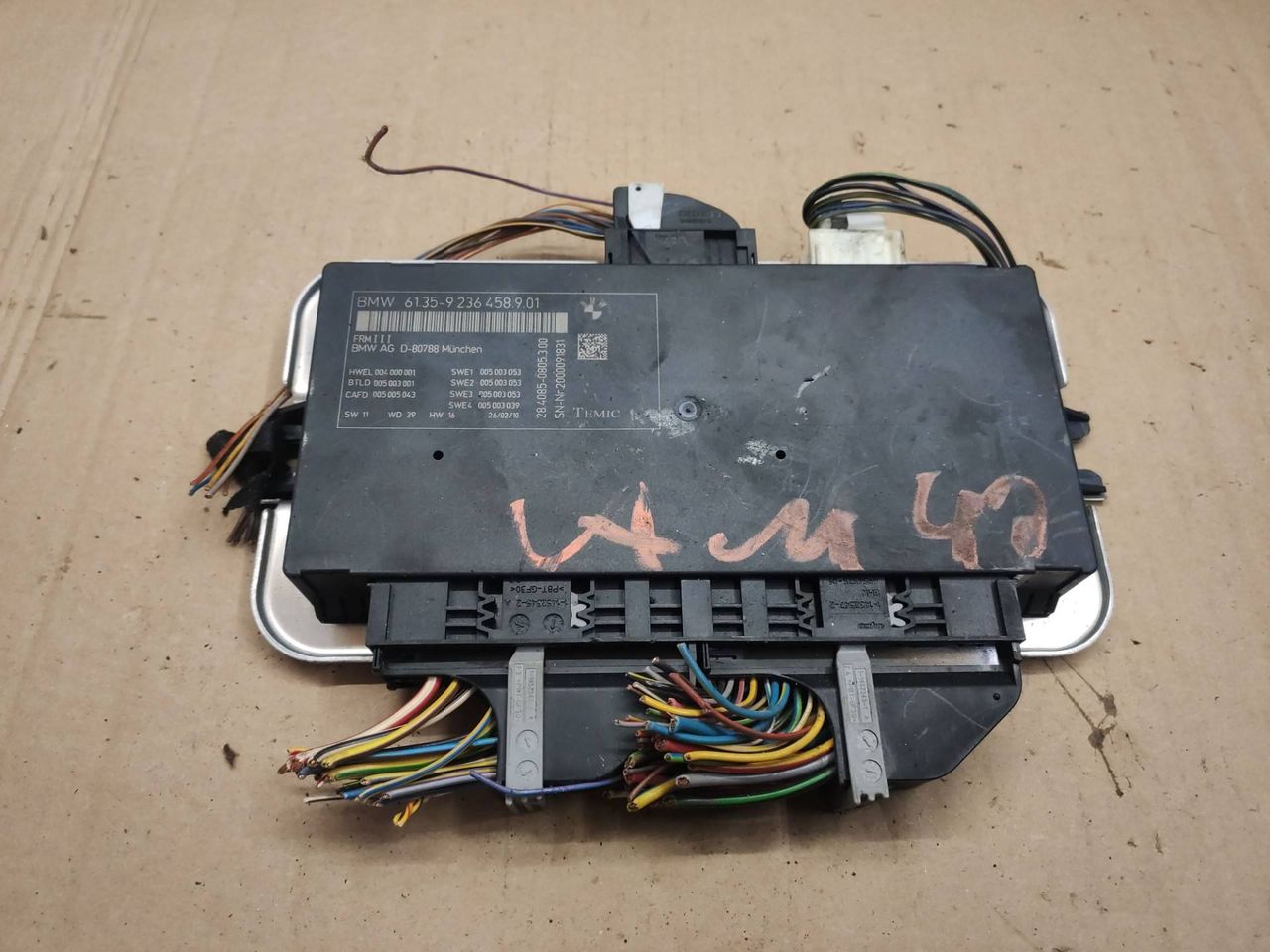 блок управления светом BMW 7 серия F01/F02 F01 2011, 4.4 л., N63 B44 A, бензин, АКПП, черный, 9236458