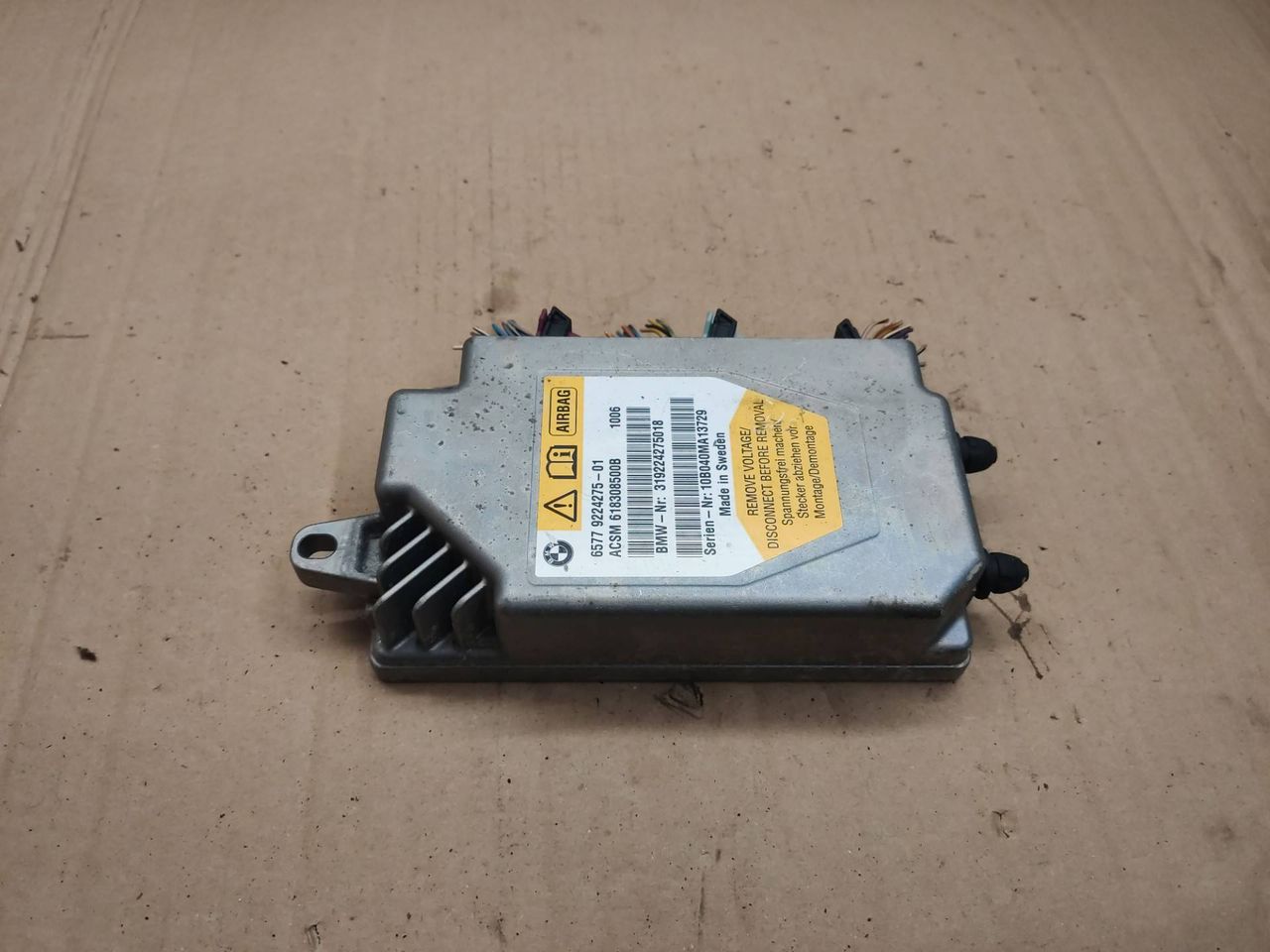 блок AirBag BMW 7 серия F01/F02 F01 2011, 4.4 л., N63 B44 A, бензин, АКПП, черный, 9224275