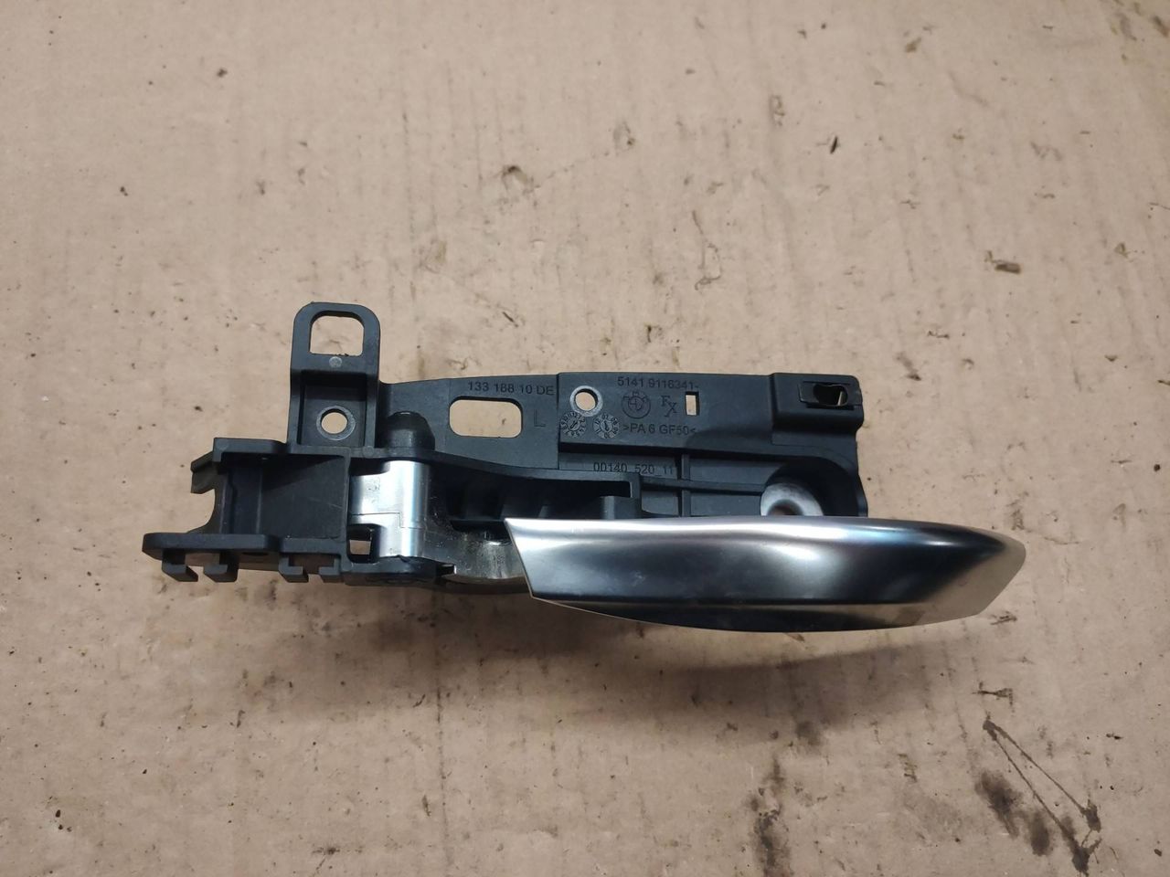 ручка внутренняя передняя левая BMW 7 серия F01/F02 F01 2011, 4.4 л., N63 B44 A, бензин, АКПП, черный, 9116341