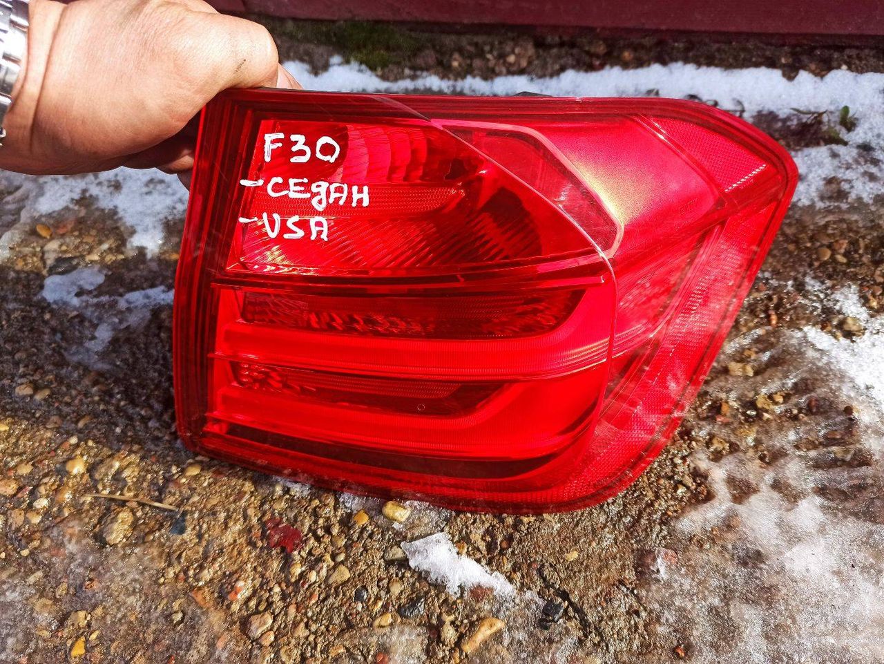 фонарь задний правый BMW 3 серия F30/F31/F34 F30 2012, 3.5 л., бензин, АКПП, седан, задний привод