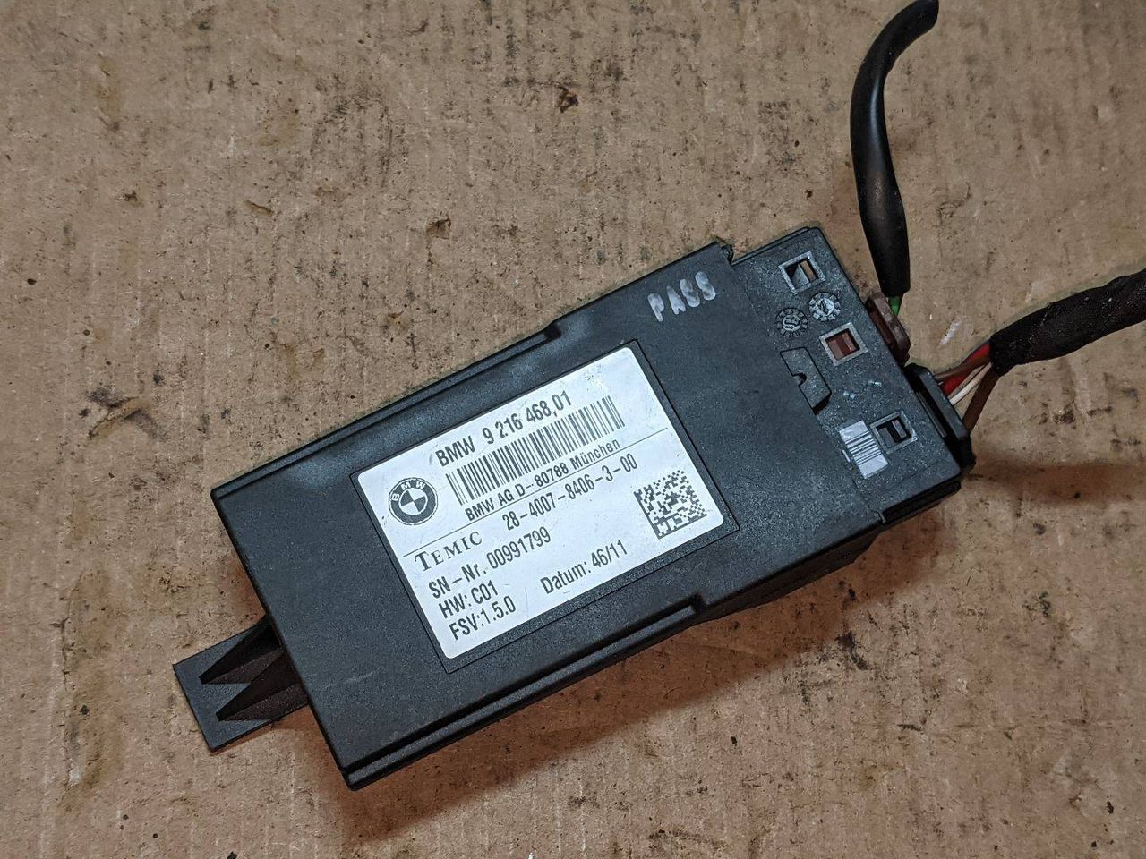 блок управления сиденьем BMW X3 F25 2012, 2.0 л., N47 D20 C, дизель, АКПП, черный, внедорожник 5 дв., 61359216468