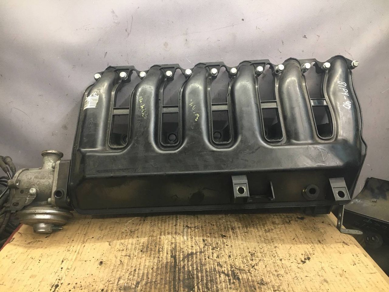 коллектор впускной BMW 5 серия E60/E61 2006, 3.0 л., M57 D30 (306D4), дизель, АКПП, синий, седан, 7790700, 7790701