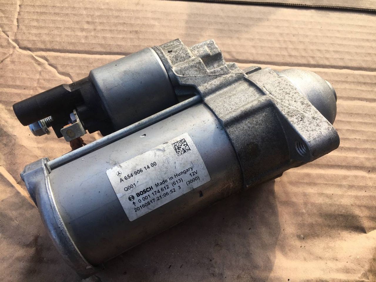 стартер Mercedes-Benz E-Класс W213/S213/C238/A238 2017, A6549061400