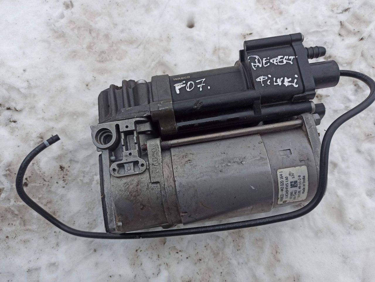 компрессор пневмоподвески BMW 5 серия F07/F10/F11 2010, 6789450