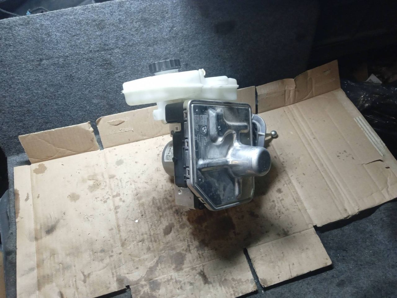 блок ABS BMW 7 серия G11/G12 [рестайлинг] 2021, 3.0 л., B57 D30 A, дизель, 62140800950, 10.0964-6457.3, 10.0633-3283.1, 3451-5A3VA65-01